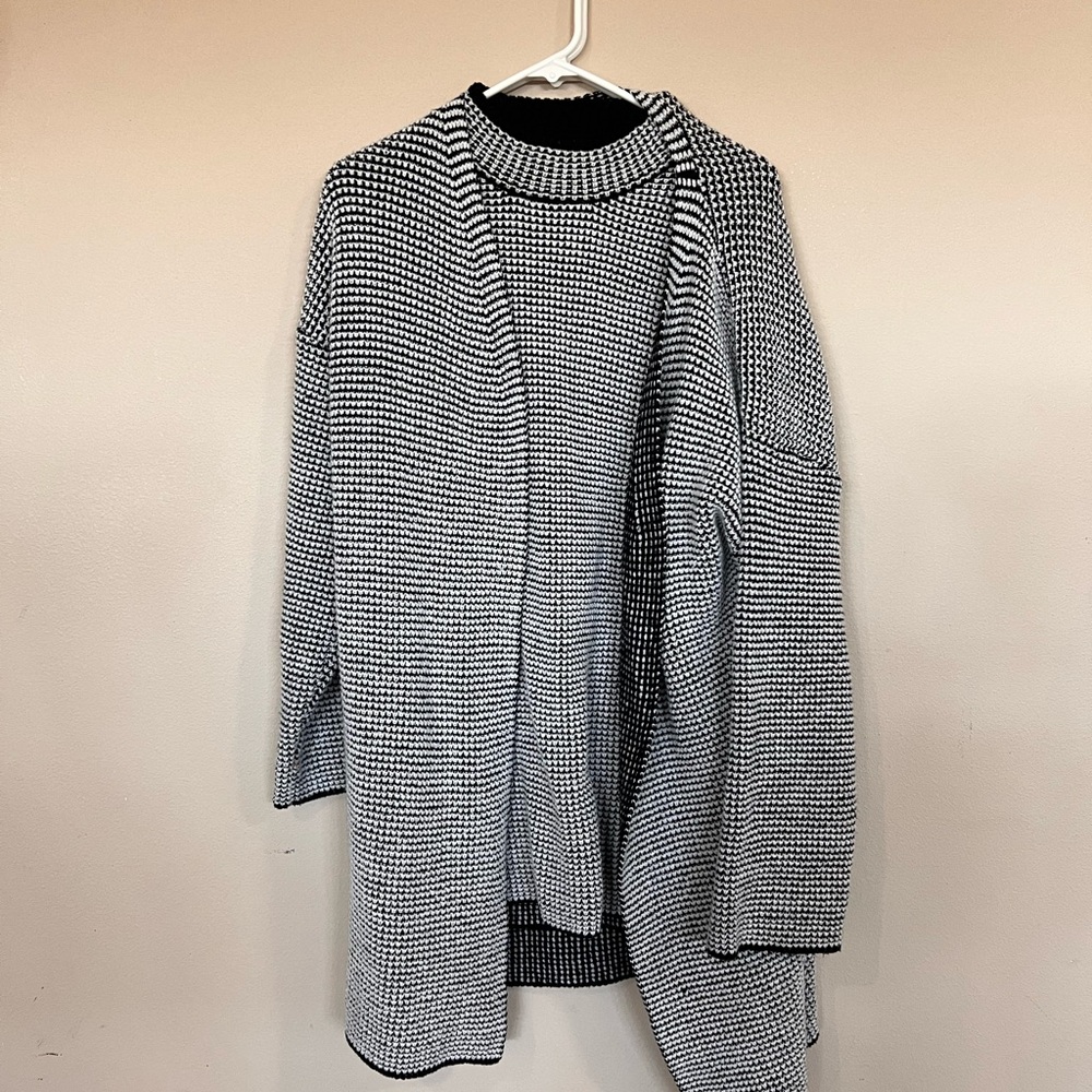 SHEIN Monochrome Knit Cardigan & Dress